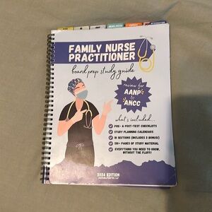 Family nurse practitioner board prep study guide
AANP and ANCC